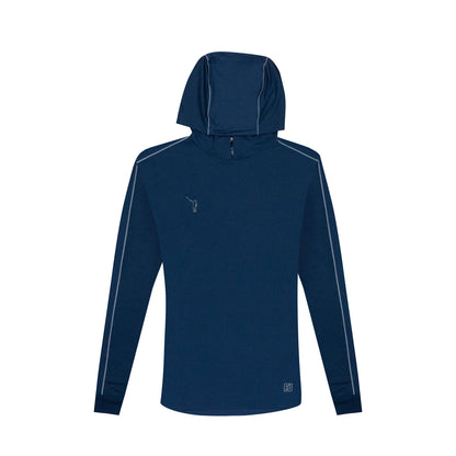NLU x FJ TempoSeries Blocked Sun Hoodie | Denim