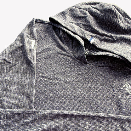 NLU x Rhoback Herringbone Hoodie | Navy