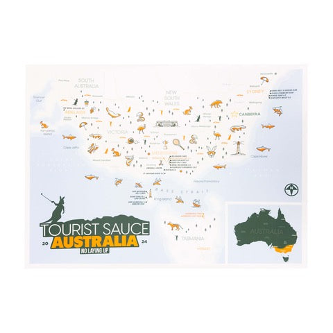 Tourist Sauce Return to Australia | Poster
