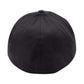 No Laying Up XXL Patch Hat | Black FlexFit with Black and White Origin PVC Patch