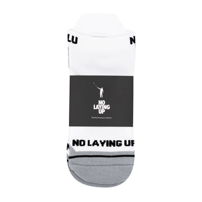 2022 No Laying Up Socks | White (2 pairs)