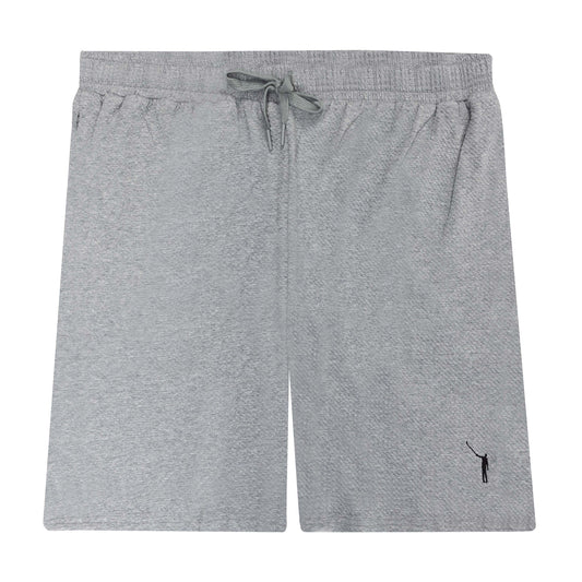 No Laying Up Textured Shorts | Grey