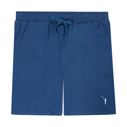 No Laying Up Textured Shorts | Navy