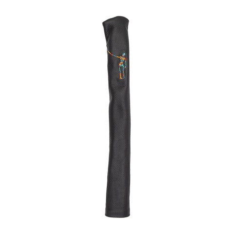 Alignment Stick Cover | Black w/ Tie Dye Wayward Drive Skeleton