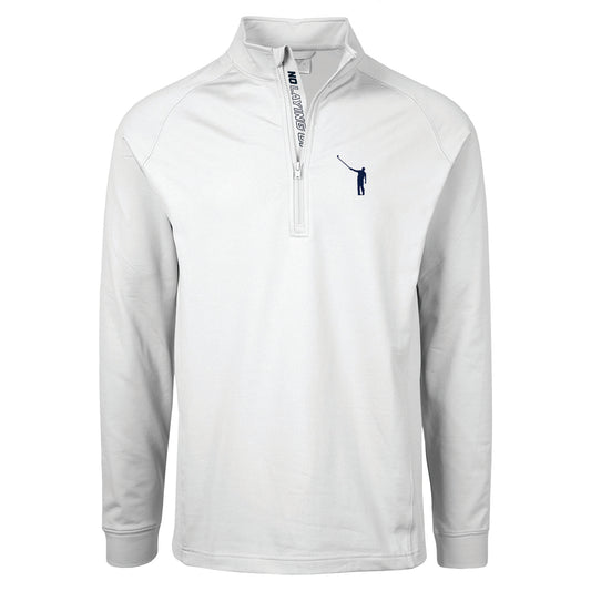 NLU + Levelwear Mid-Weight Pullover | White