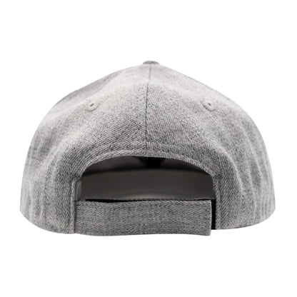 Green & Black Retro Diamond Patch Hat | Heather Grey Adjustable Flexfit
