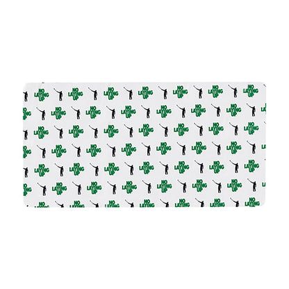 No Laying Up Logo Towel | Green & Black
