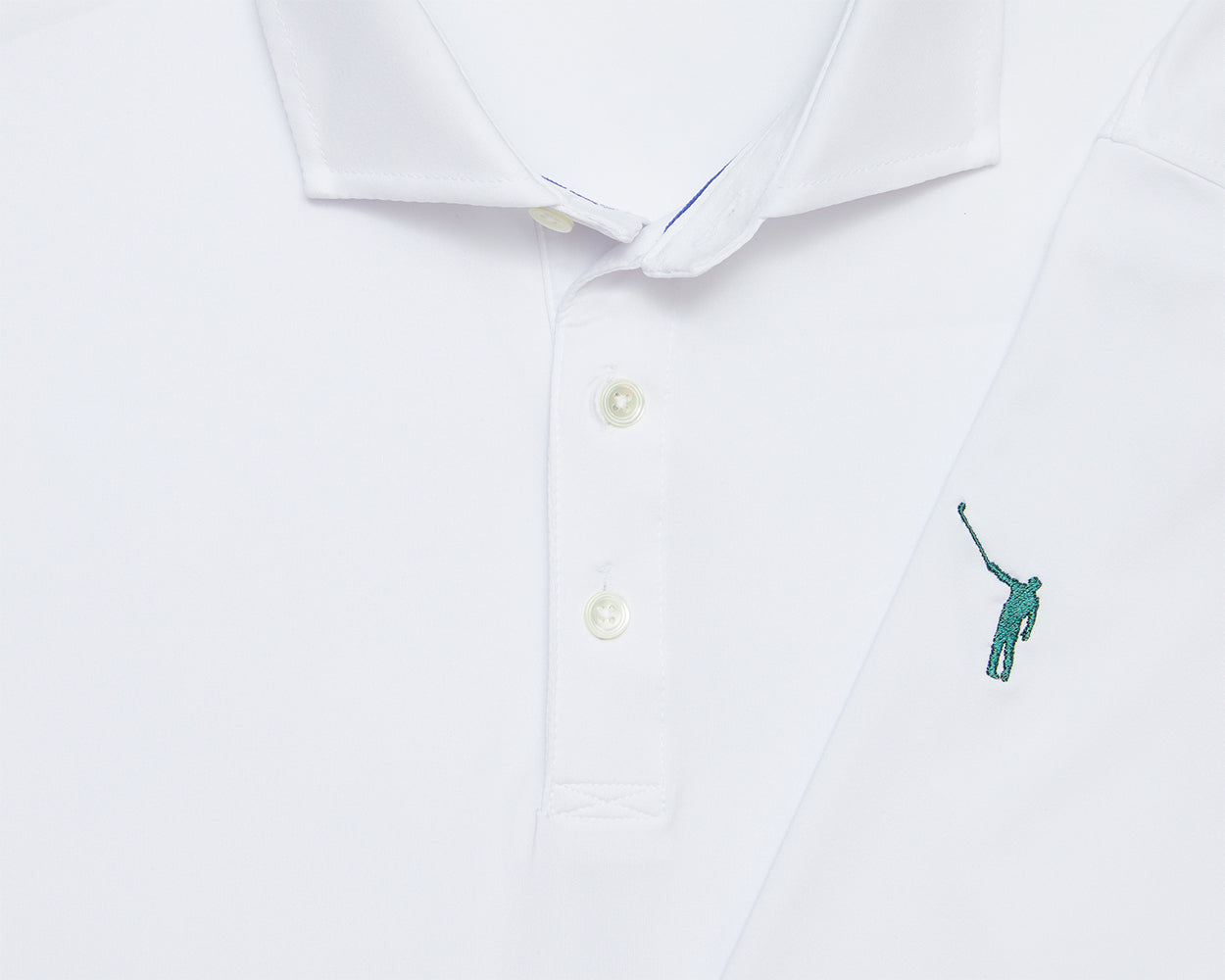 NLU + H&B Long Sleeve Performance Polo | White