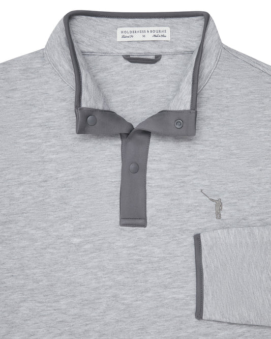 NLU + H&B Sullivan Pullover | Heathered Grey