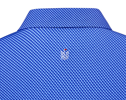 NLU + H&B Byrd Printed Polo | Windsor & Cobalt
