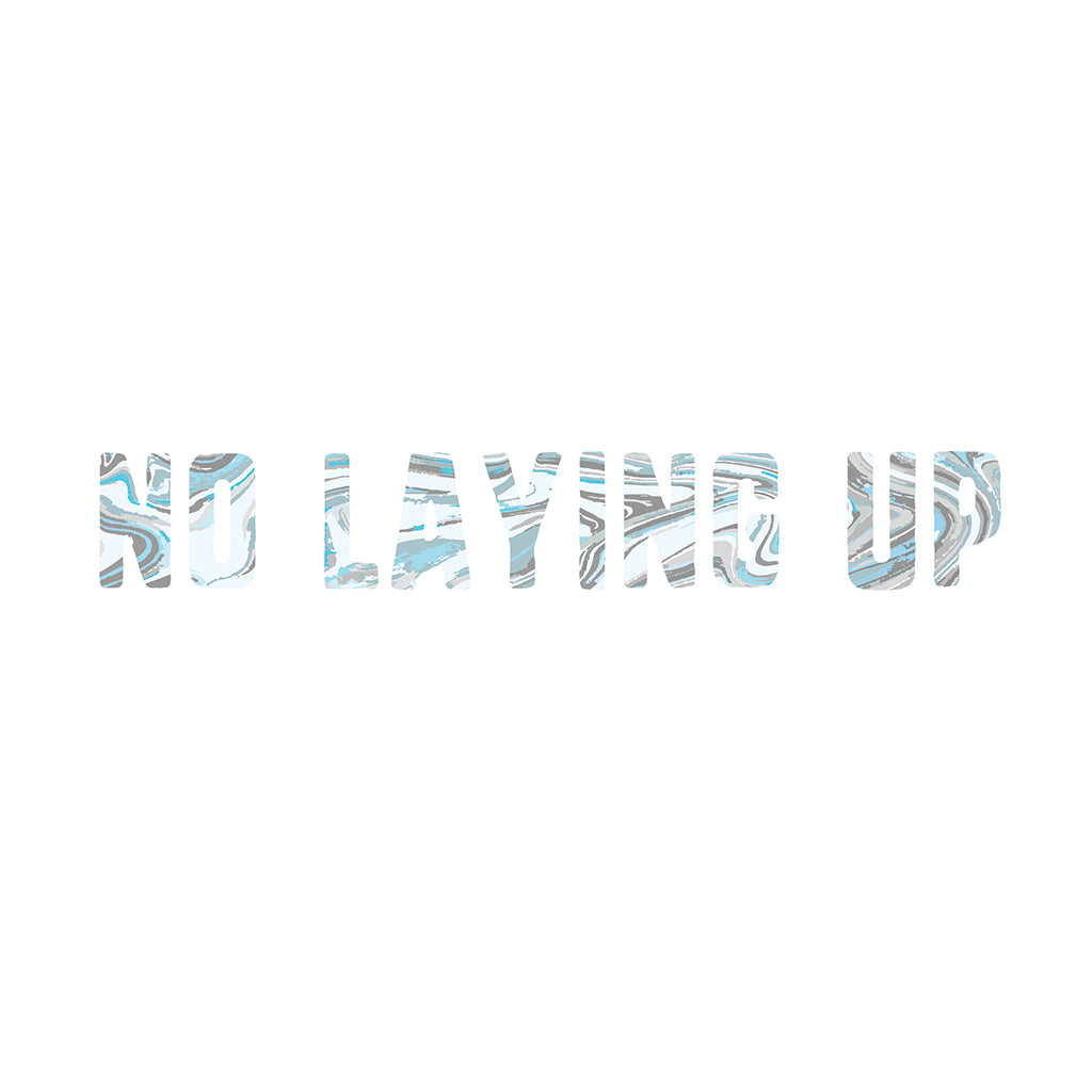 No Laying Up Marble Print T-shirt by Levelwear | Navy