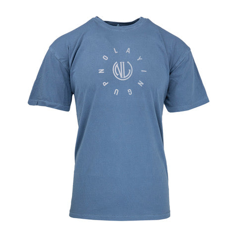 Encircled Monogram T-Shirt | Blue