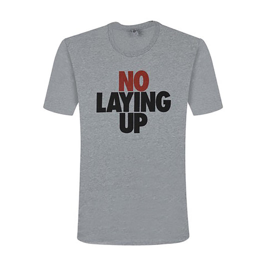 The Fall No Laying Up T-Shirt | Wine & Black on Grey