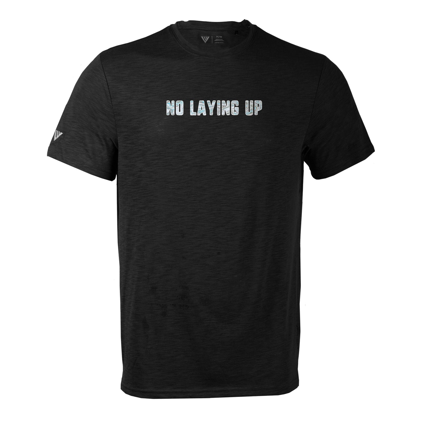 No Laying Up Marble Print T-shirt by Levelwear | Black