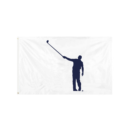No Laying Up Flag | White & Navy