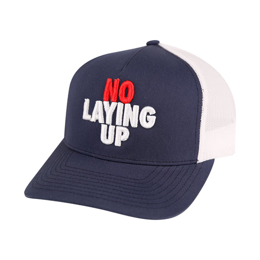 NLU Hat | Navy, Red & White Mesh