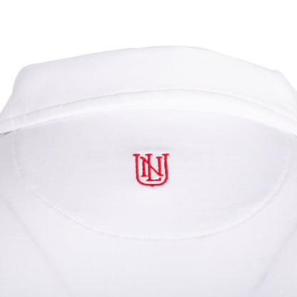 NLU Performance Polo | White w/ Red Logo