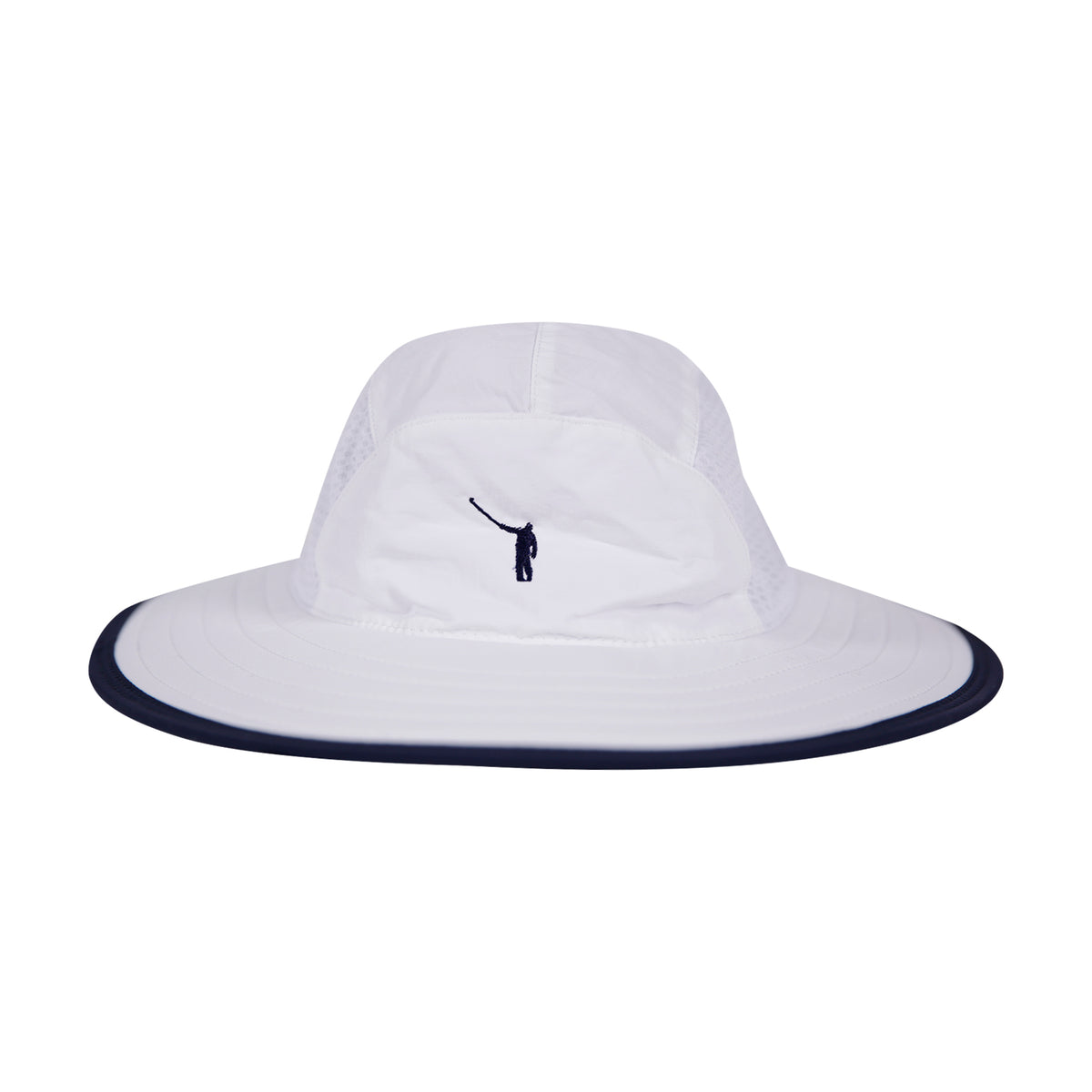 NLU Big Bucket | White w/ Navy Brim – No Laying Up