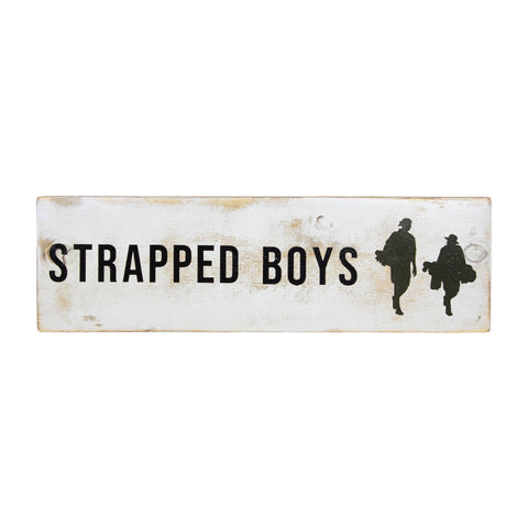 Strapped Wood Sign | Hand Made by Squid The Caddie