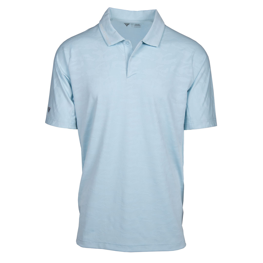 No Laying Up Camo "Going Pro" Polo by Levelwear | Ice Blue