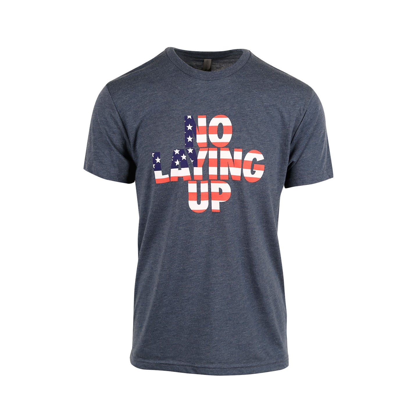 USA Flag T-Shirt | Heather Blue