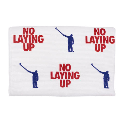 No Laying Up Logo Towel | Red, Blue & White