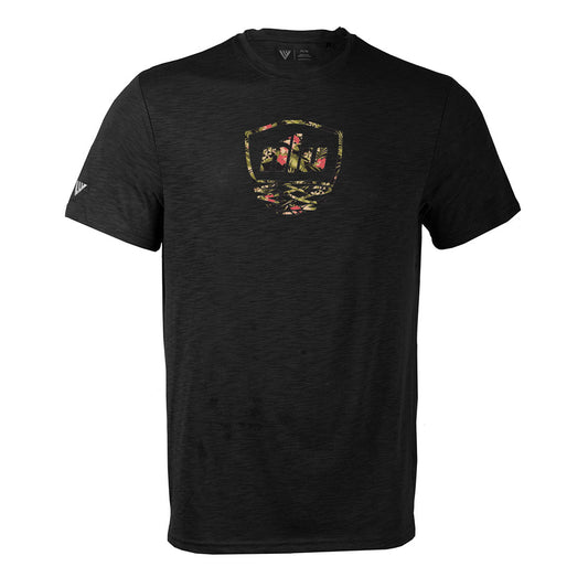 Nest T-Shirt by Levelwear | Black w/ Floral