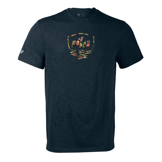 Nest T-Shirt by Levelwear | Navy w/ Floral Nest Logo