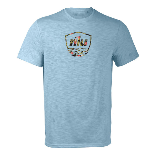Nest T-Shirt by Levelwear | Light Blue w/ Floral Nest Logo