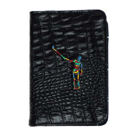 NLU Scorecard Holder | Black Gator w/ Tie Dye Skeleton Logo