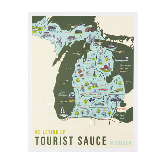 Tourist Sauce Michigan | Poster