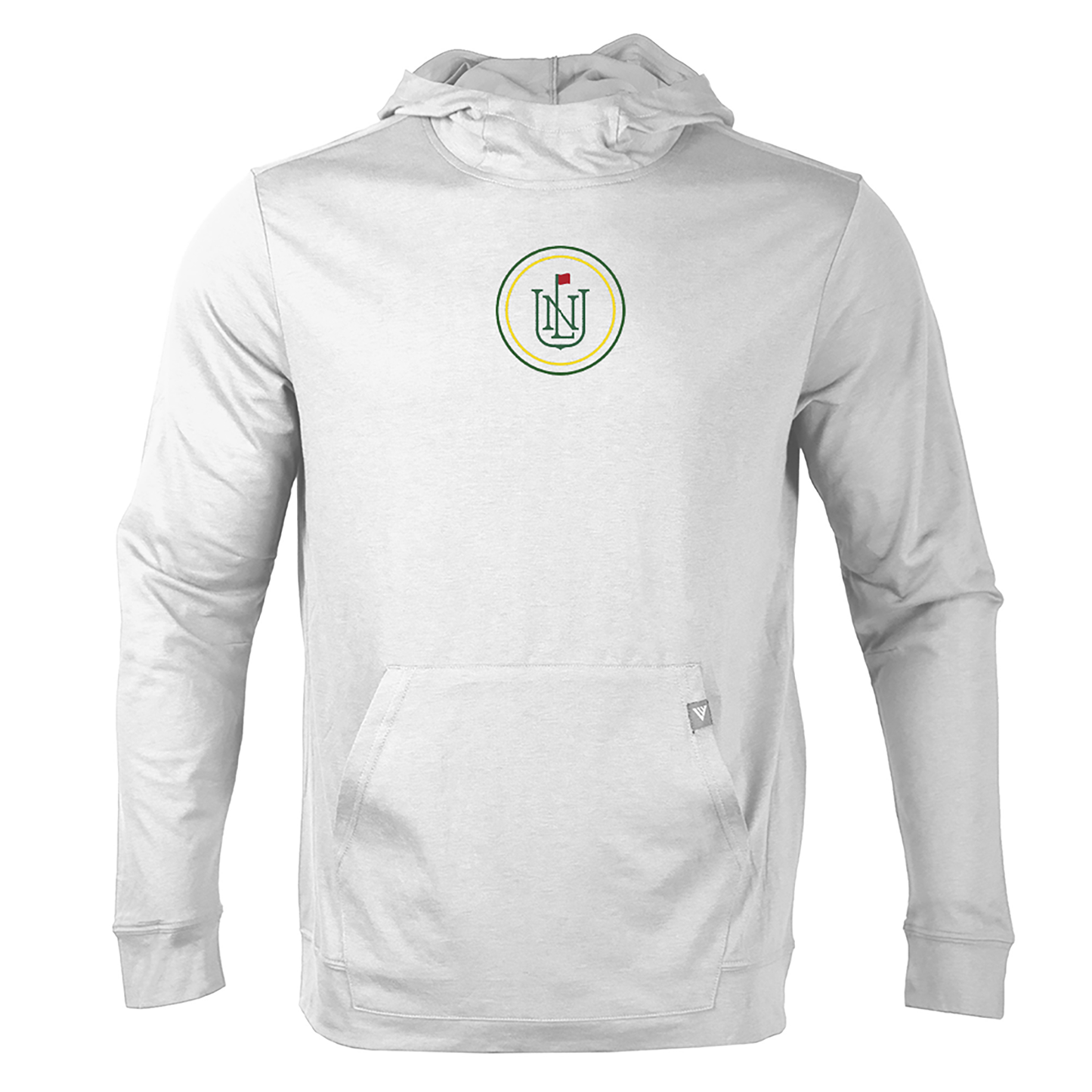 No Laying Up x Levelwear Lightweight Hoodie | Spring Crest on White