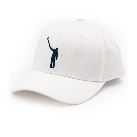 NLU Wayward Puff Hat | White Adjustable FlexFit