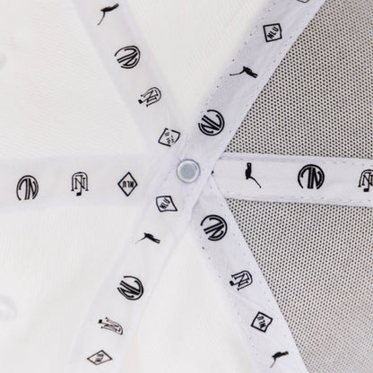 NLU Wayward Puff Hat | White Adjustable FlexFit