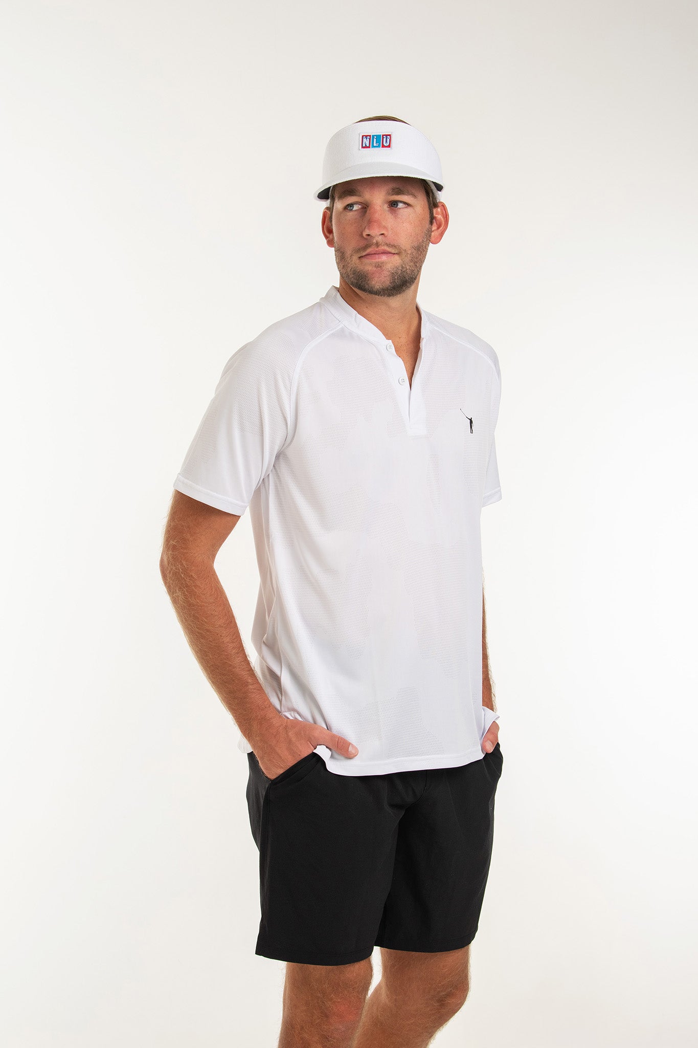 NLU Blade Collar Shirt White No Laying Up