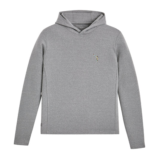 NLU + H&B Jackson Hoodie | Heathered Grey w/ Wayward Skeleton