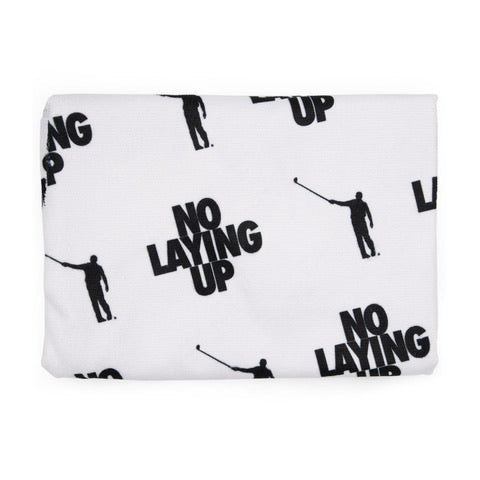 No Laying Up Logo Towel | Black Logo