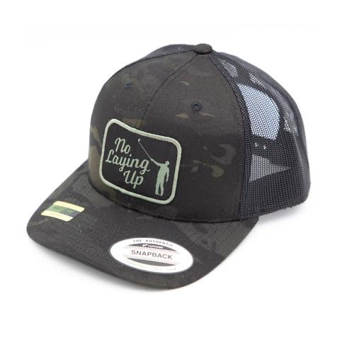 NLU Retro Patch Hat | Black Multicam w/ Mesh Back