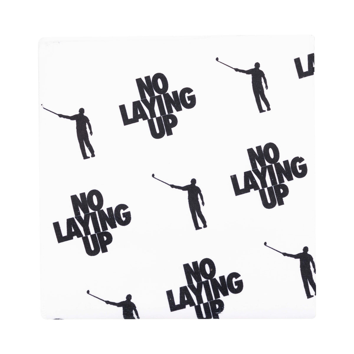 No Laying Up Logo Golf Towel | Premium 42