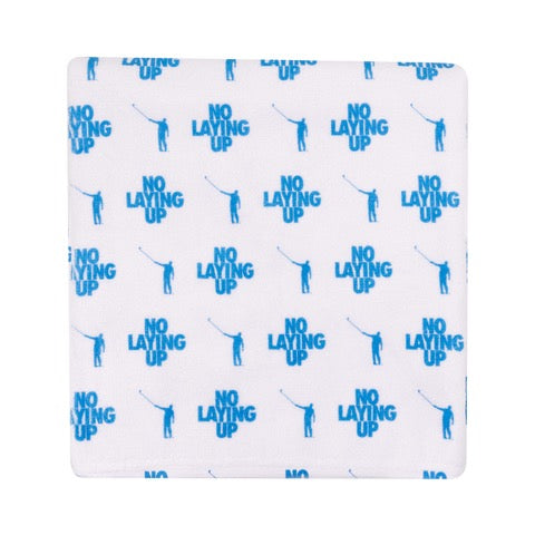 No Laying Up Logo Towel | Blue & White