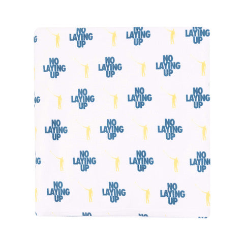 No Laying Up Logo Towel | Blue & Yellow