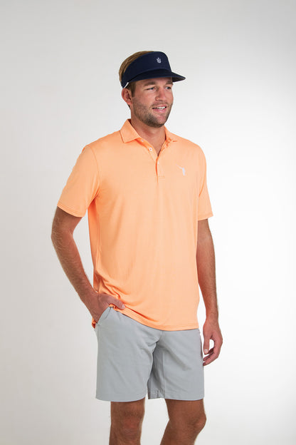 NLU Performance Polo | Orange Sherbert