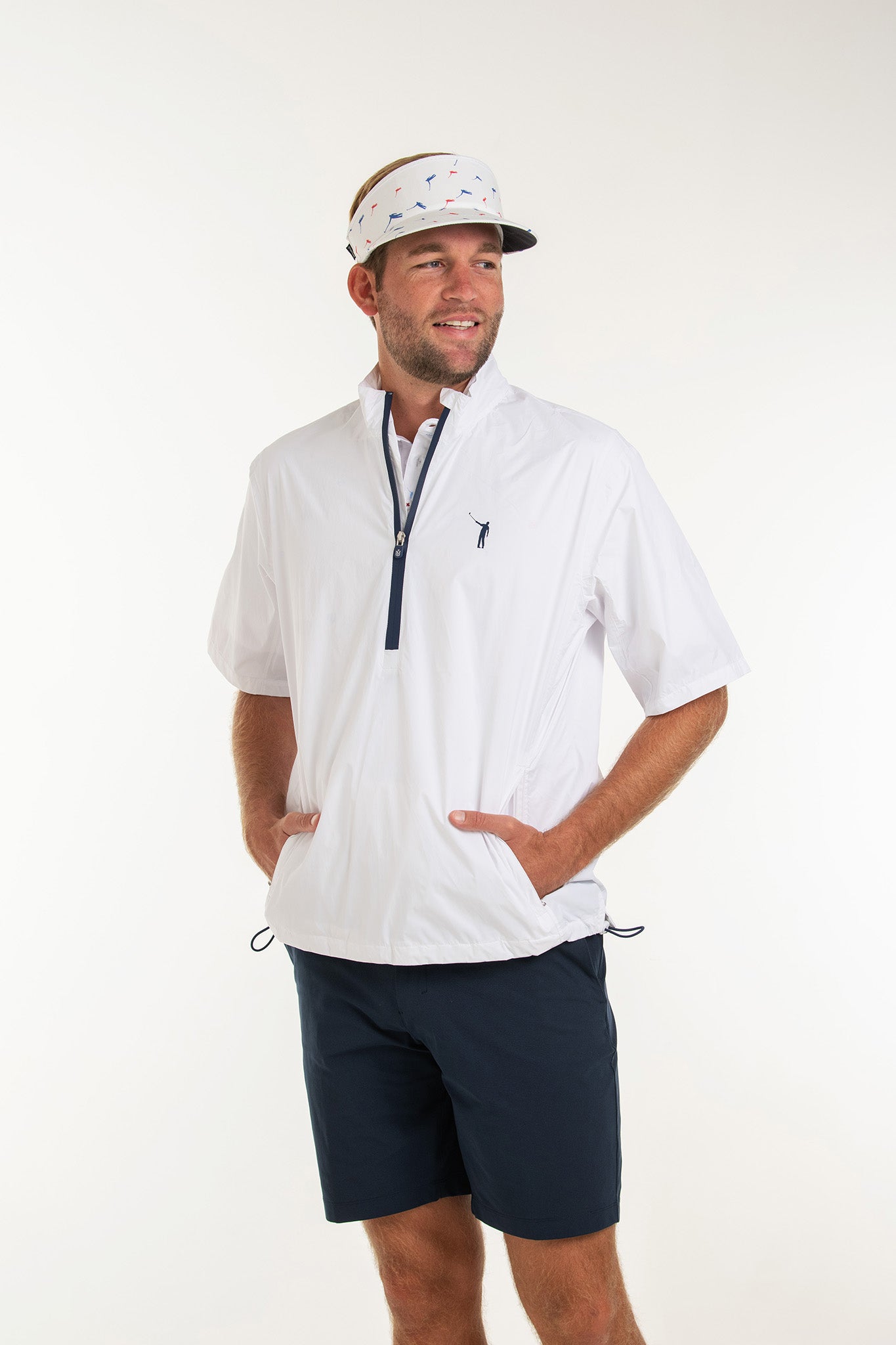 Mens short sleeve golf rain jacket new arrivals