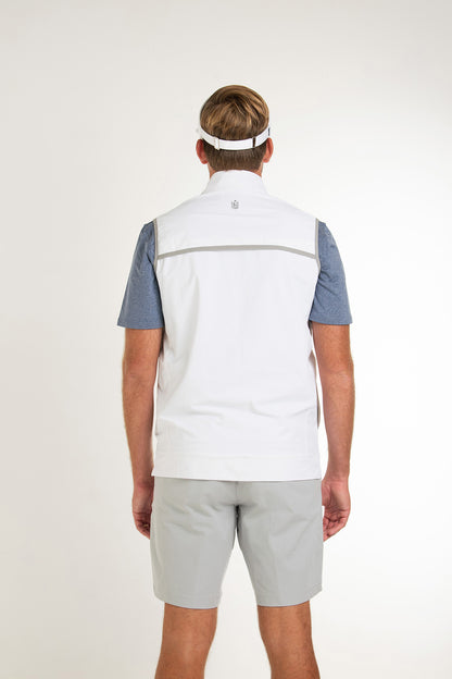 NLU Vest | White w/ Grey Logo