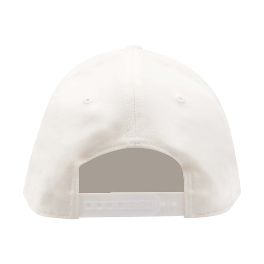 No Laying Up Snapback Hat | White Adjustable FlexFit with Black No Laying Up PVC Patch